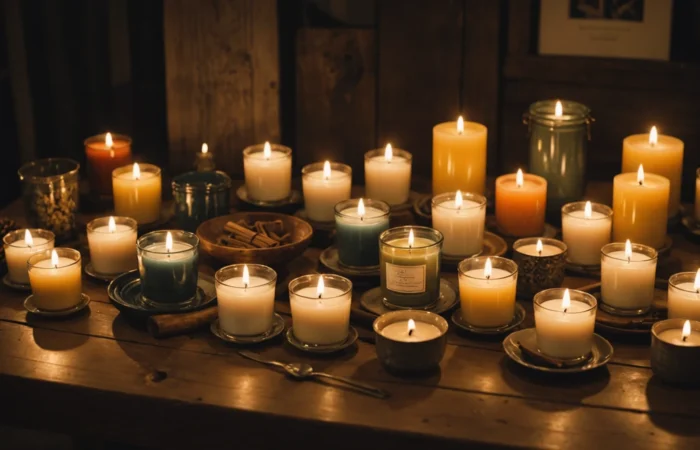 faire des bougies avec des restes