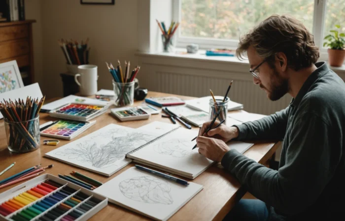 art thérapie dessin anti stress